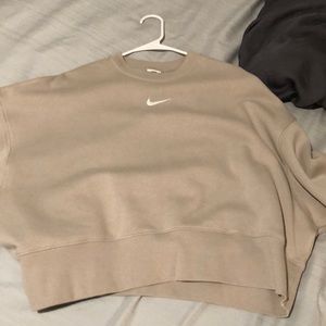 Nike size small cropped crew neck